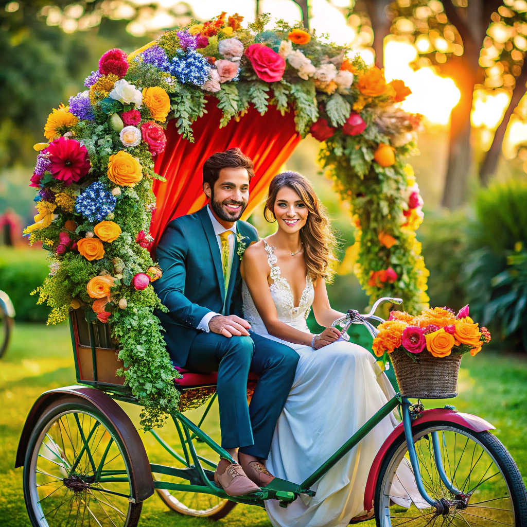 eco friendly bicycle rickshaw
