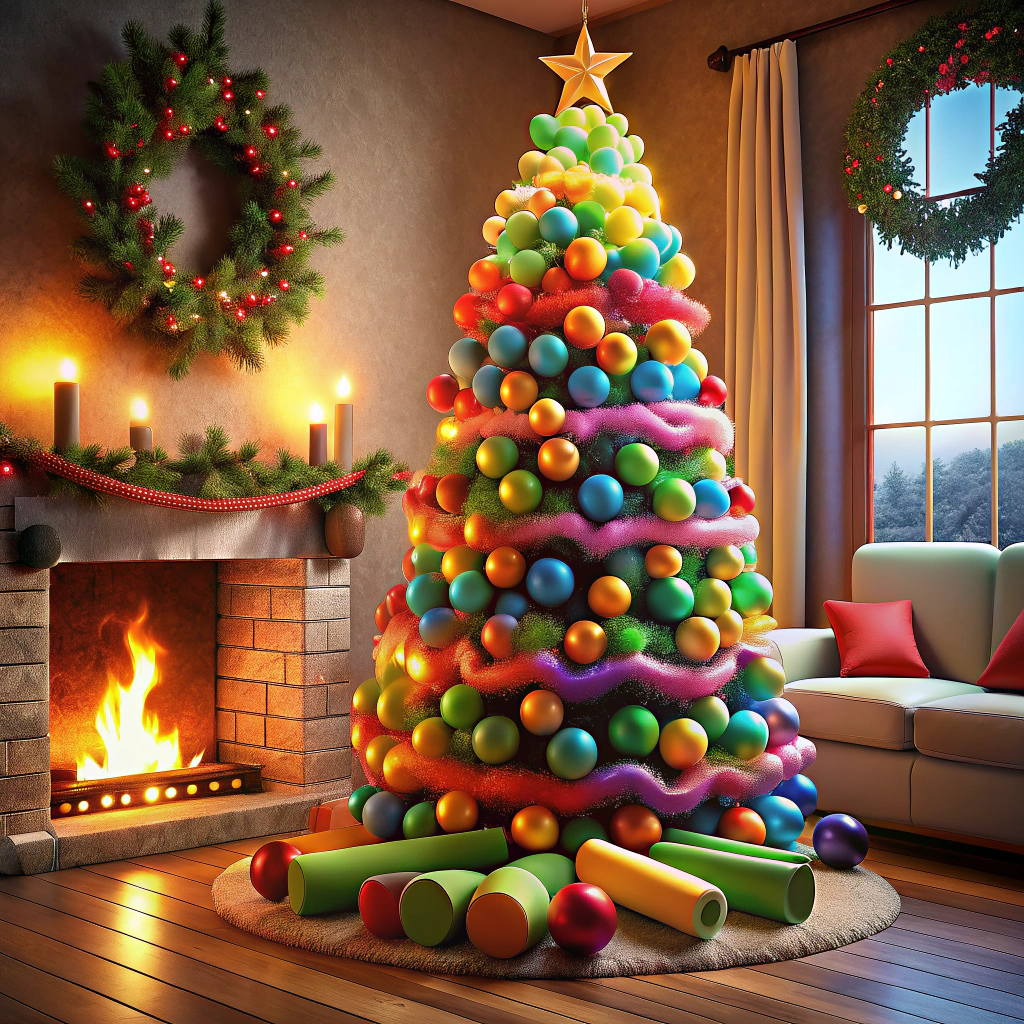 noodle holiday tree