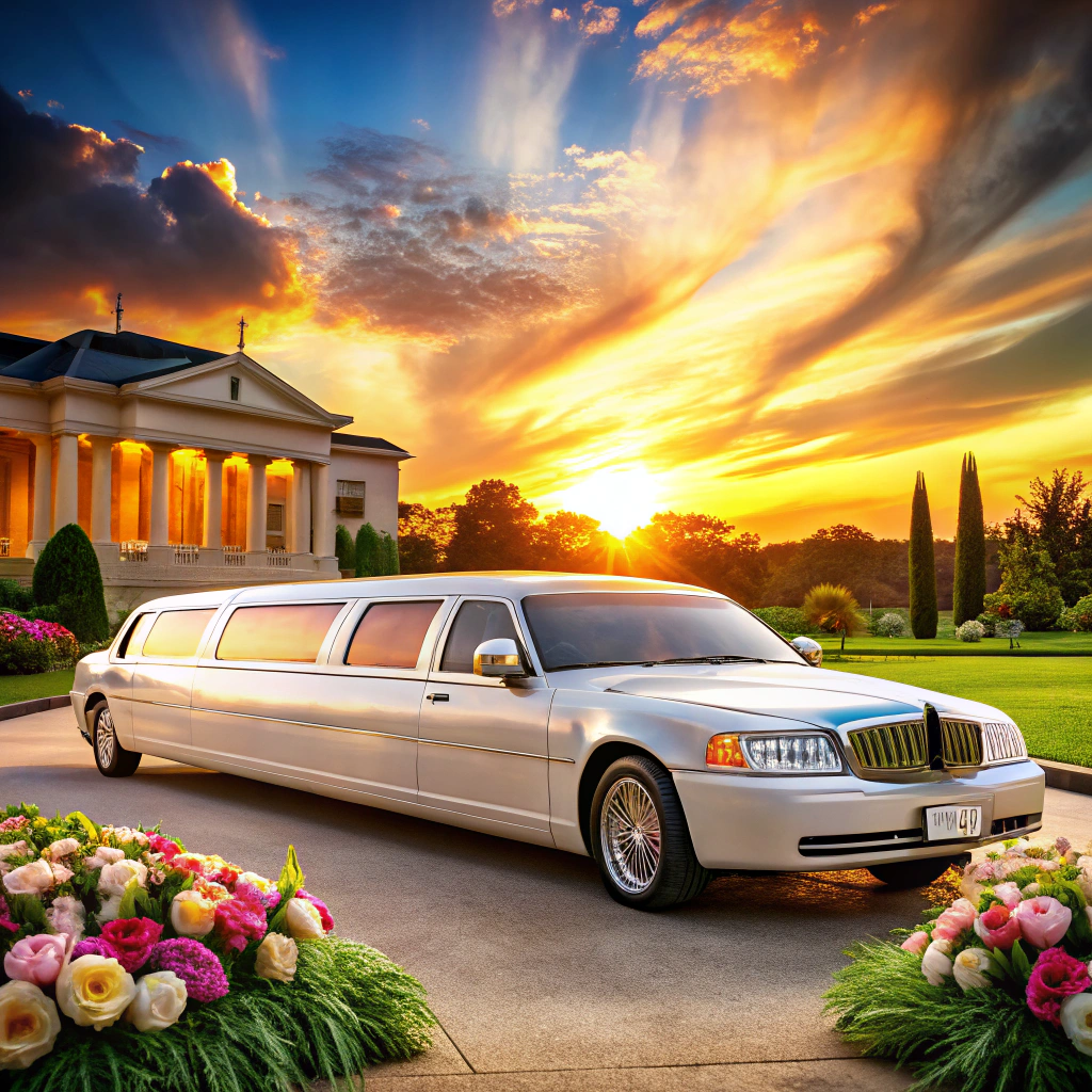 sleek limousine
