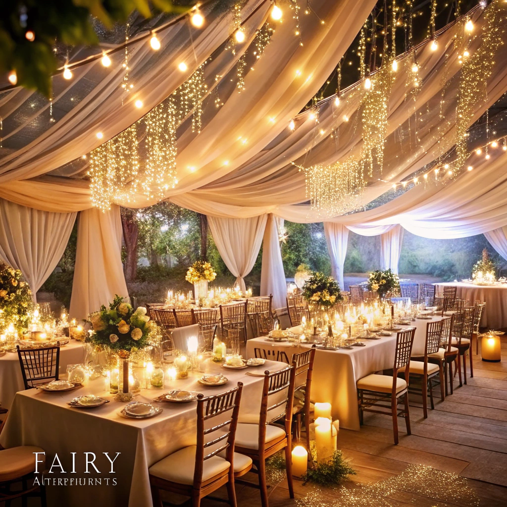fairy light curtains