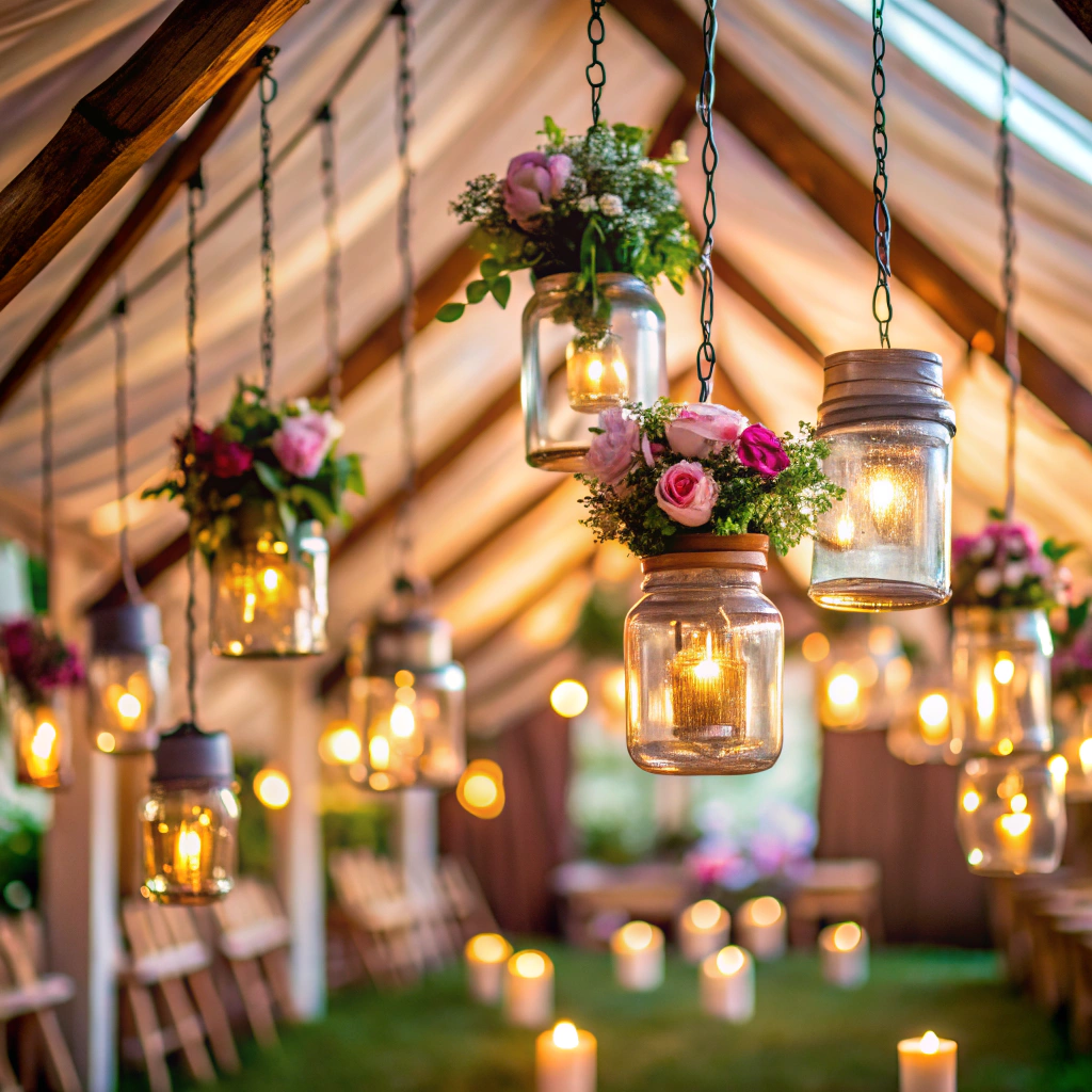 mason jar lanterns