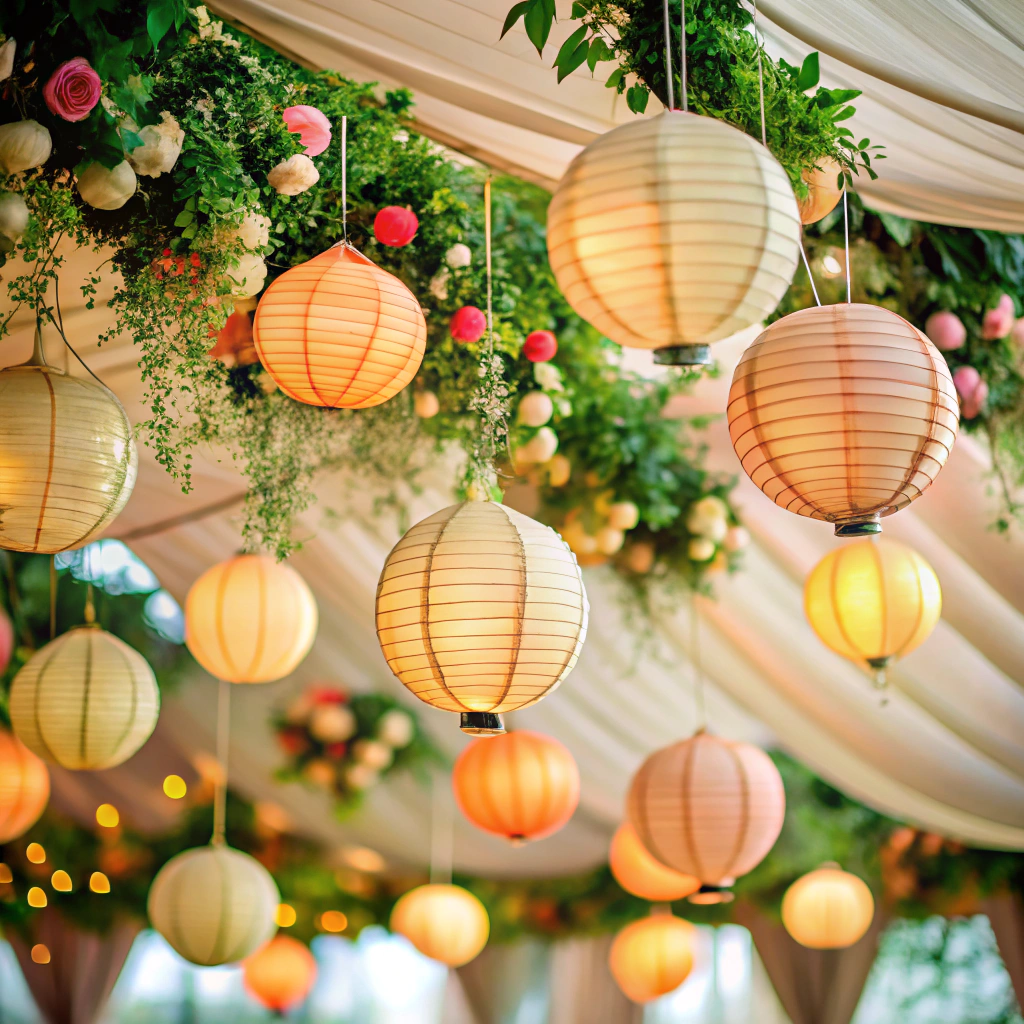 paper lantern clusters
