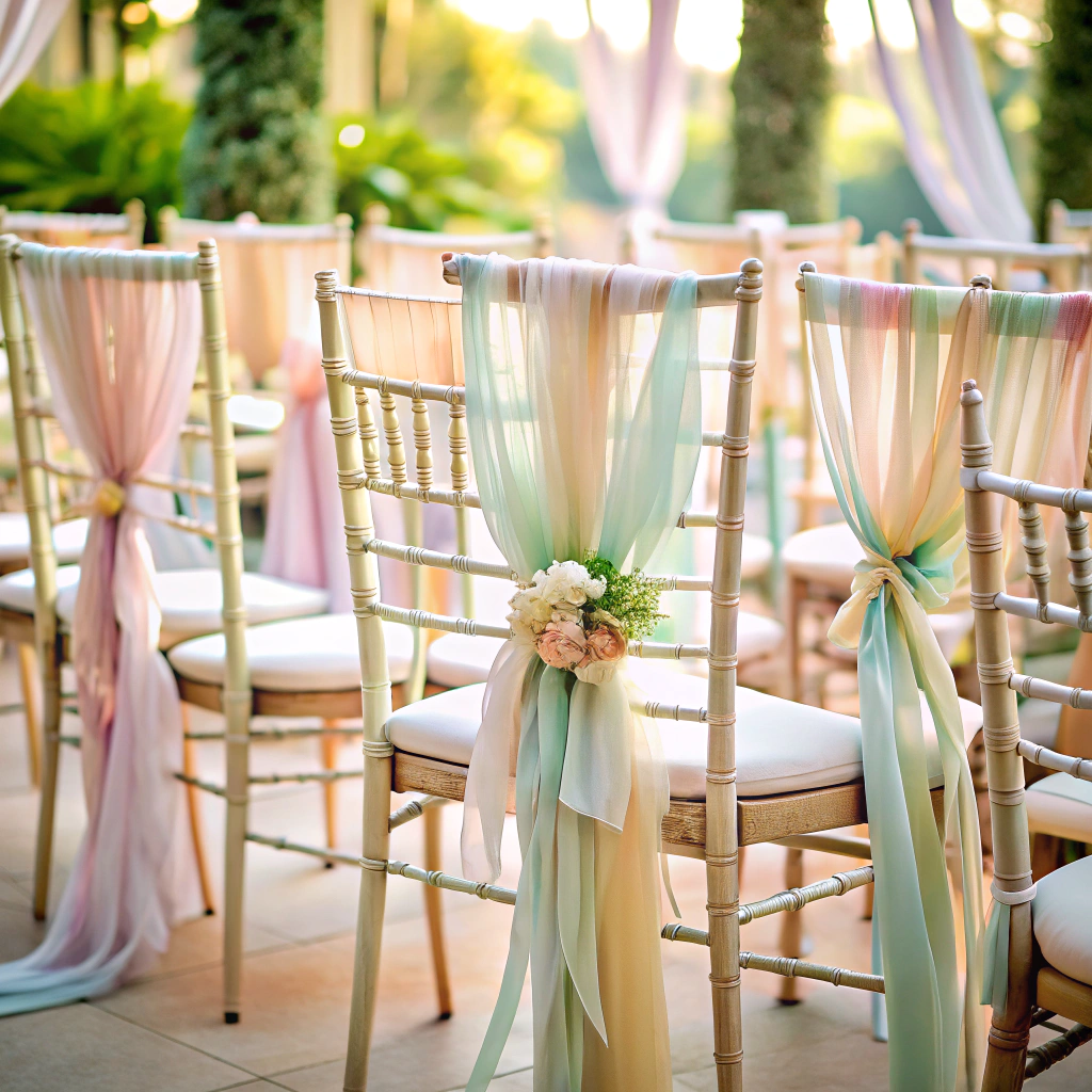 silk ribbon streamers