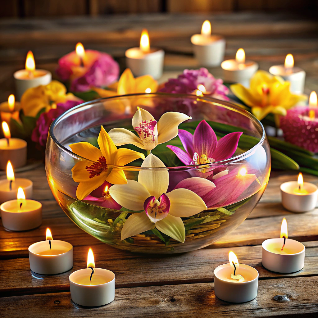 floating candle bowls