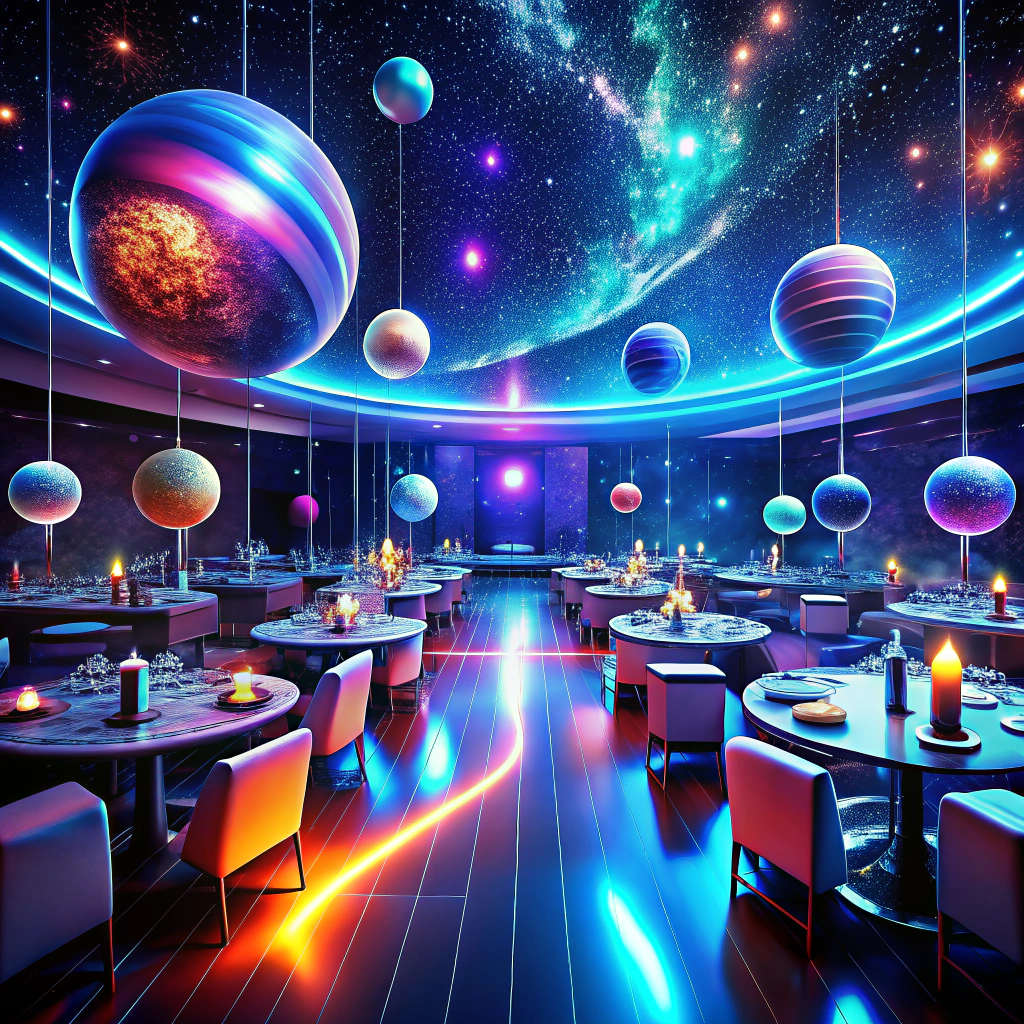 futuristic space odyssey