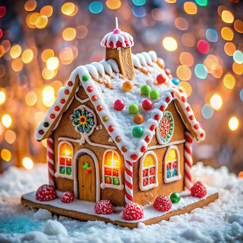 gingerbread house topper