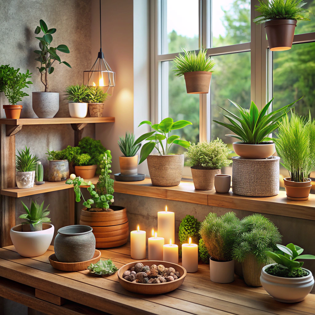 mini indoor garden setup