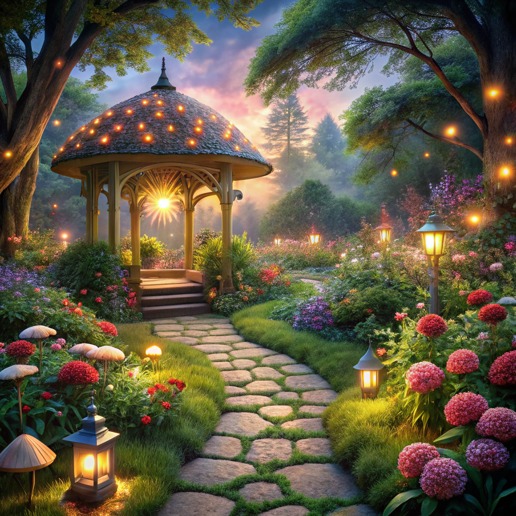 mystical fairy tale garden