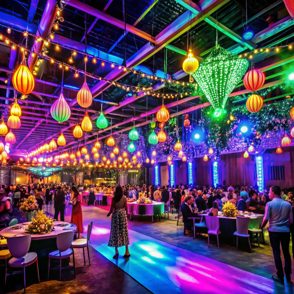 neon light installations