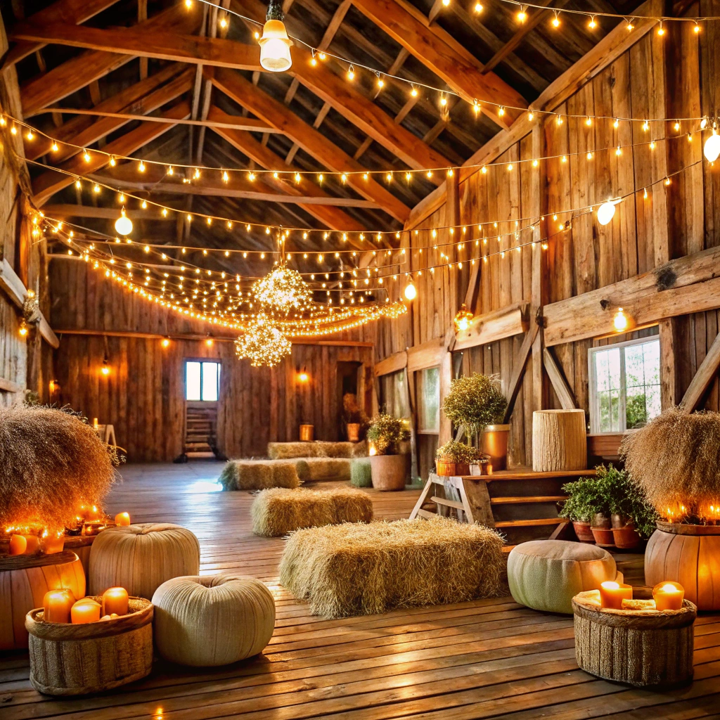 rustic barn dance vibe