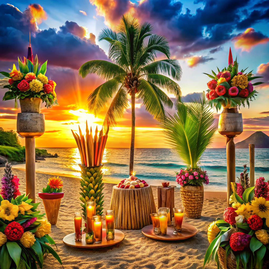 tropical beach paradise