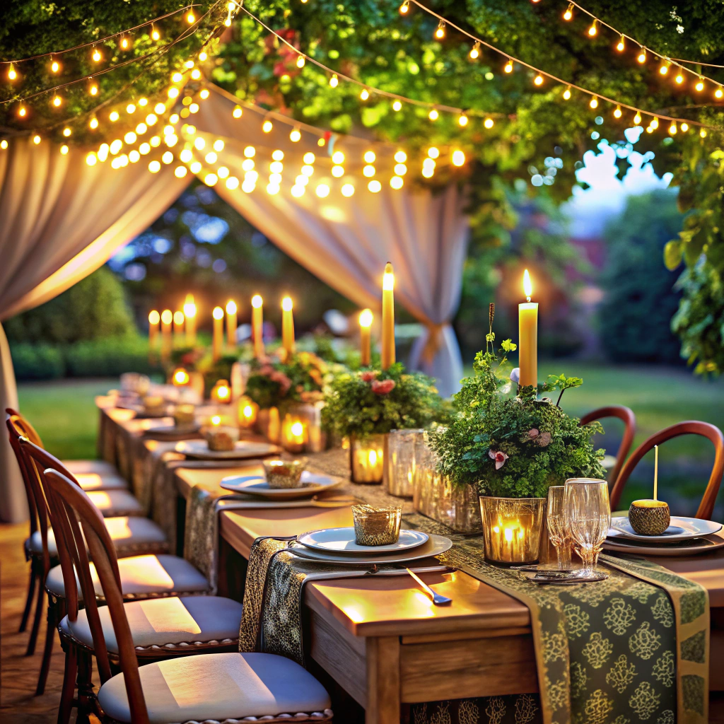 use themed tablecloths and runners