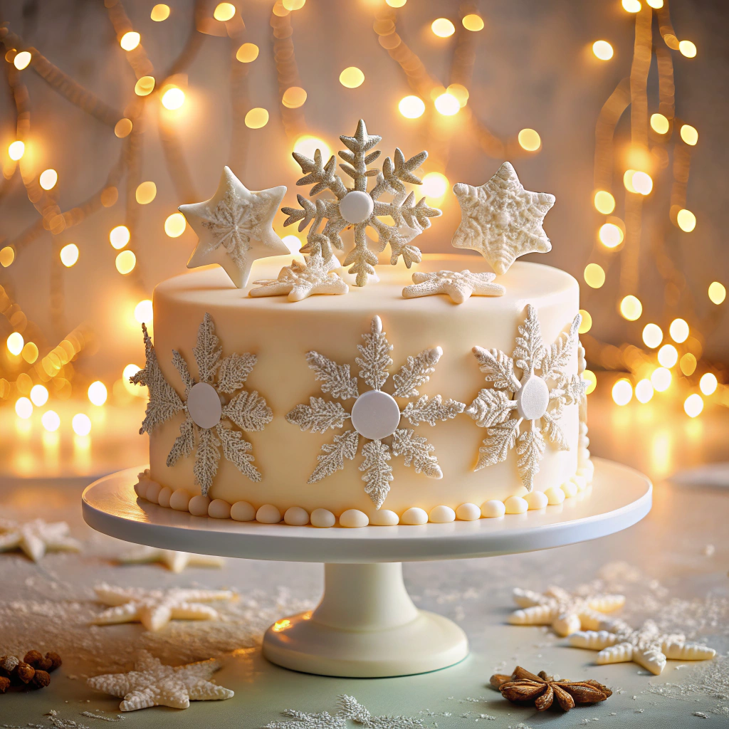wafer paper snowflakes